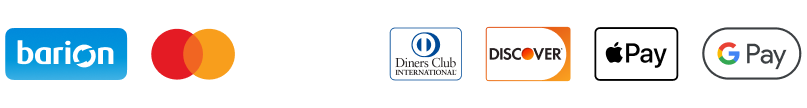 Barion — Mastercard, Visa, Diners Club, Discover, Apple Pay, Google Pay